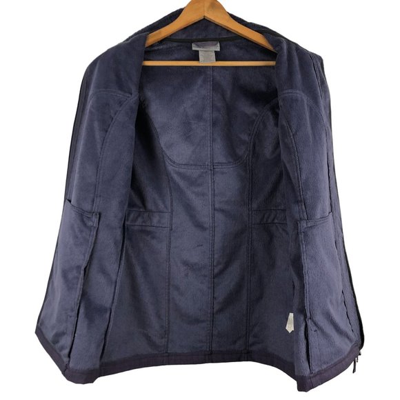 Free Country Women's Size Small Purple Softshell Fleece Lined Full Zip Jacket - Picture 7 of 9